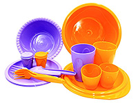 Набор посуды для пикника из пластика