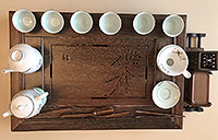 Подарочный чайный набор фарфоровый 17 предметов