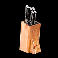 Набор из 5 кухонных ножей с подставкой